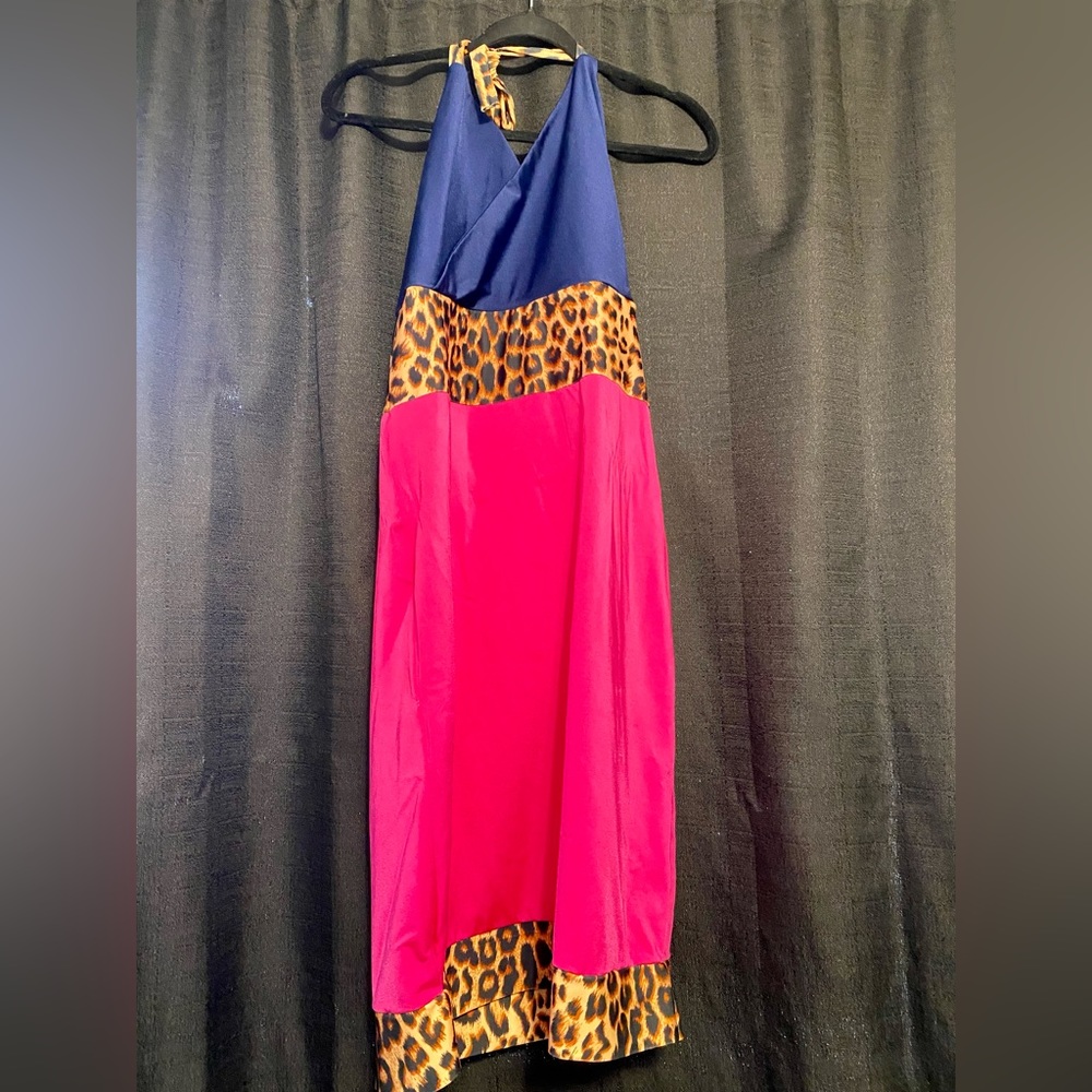 Stretchy Handmade women's Halter Dress